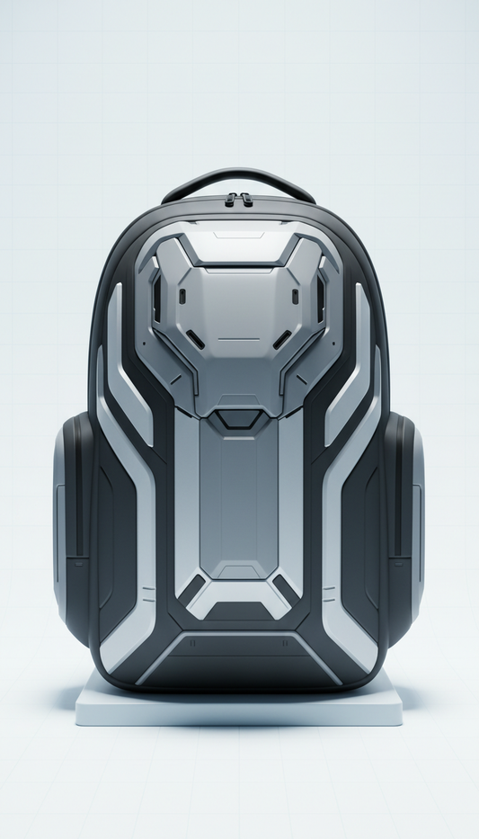 Branded Matte Tech Backpack With USB Pass-Through